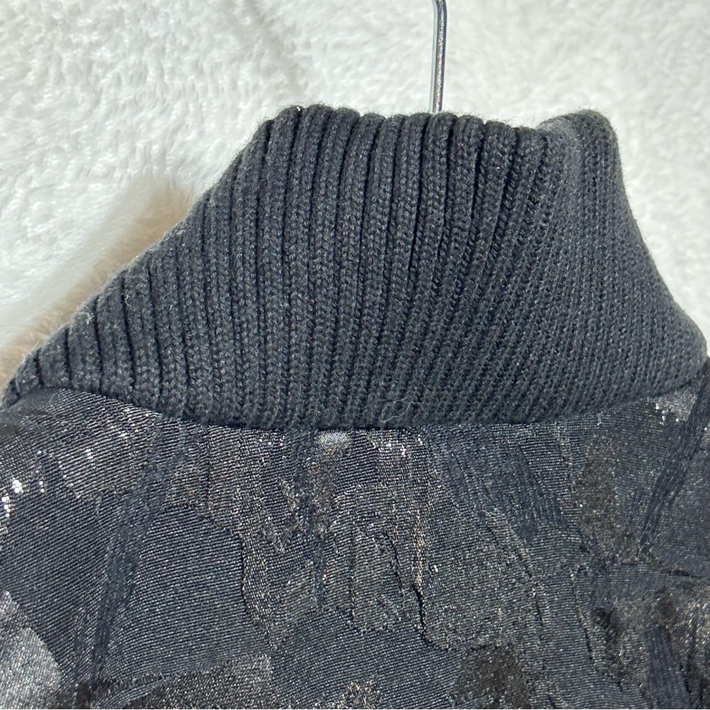 Bcbgeneration Black Jacket With Metallic Accents … - image 6